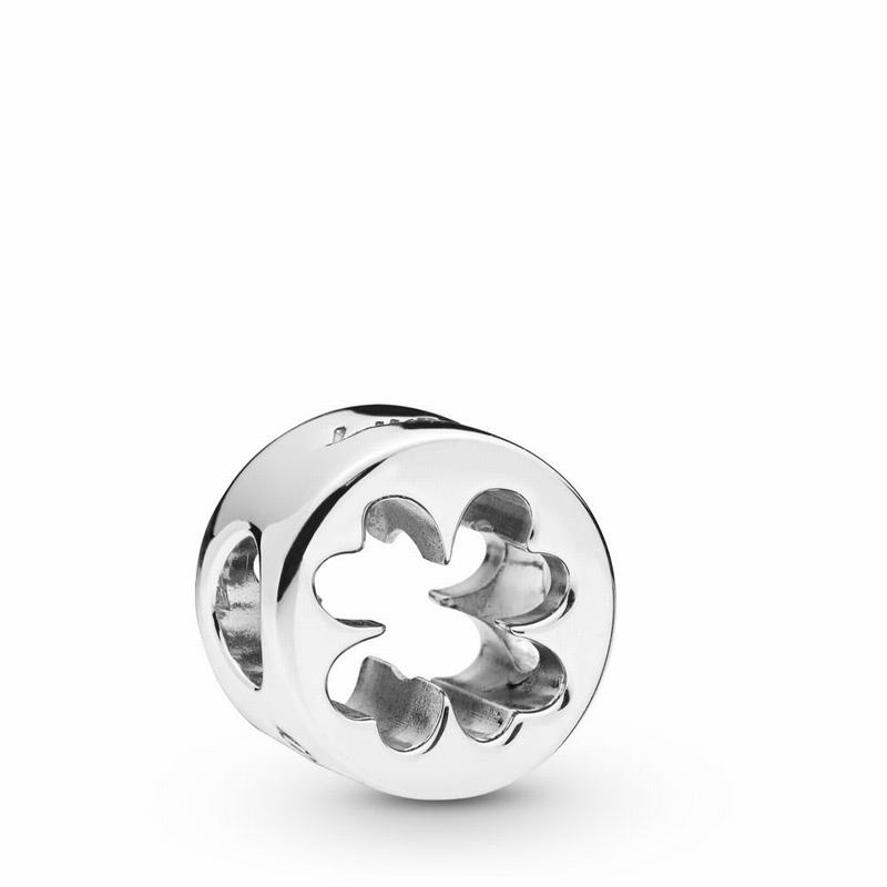 Pandora Clover Cut Out Charm Ireland - Sterling Silver - 784531TKE